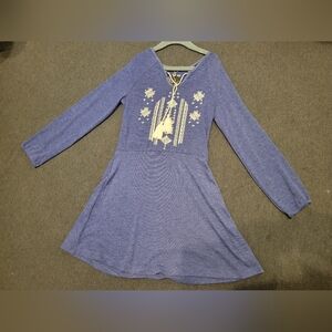 Girls dress, Poof, size  7blue, new with tags